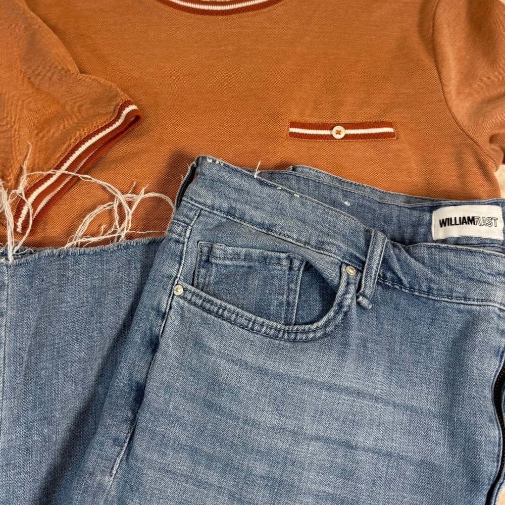 Wide Leg Cropped Jeans William‎ Rast